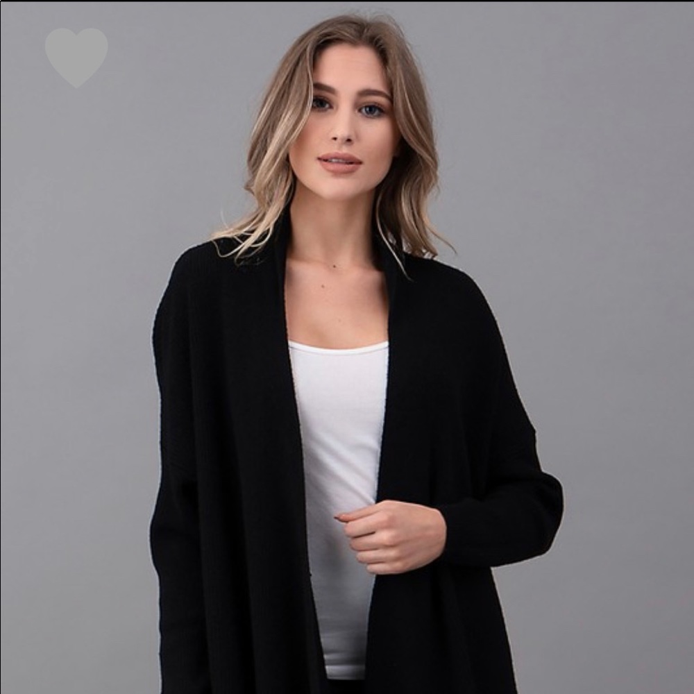 Soft black 70% cashmere sweater - Picture 6 of 6